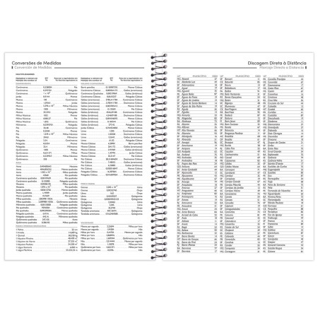 Foto ilustrativa Agenda Espiral Office Class Semanal