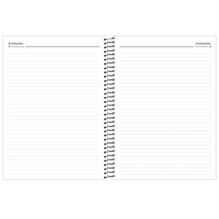 Foto ilustrativa Agenda Espiral Office Class Semanal