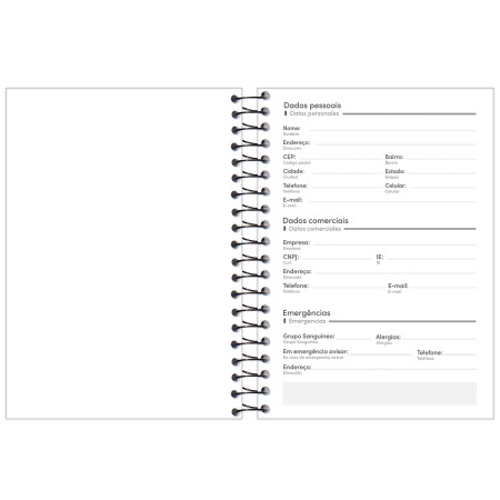 Foto ilustrativa Agenda Espiral Office Class