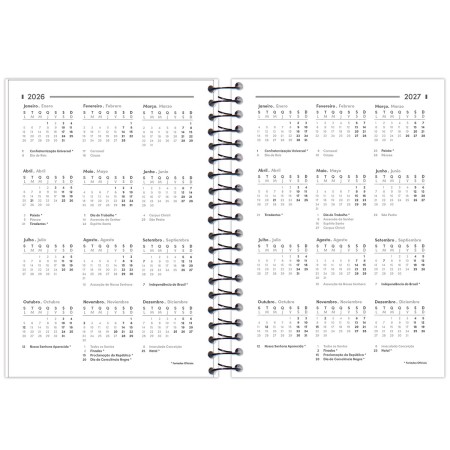 Foto ilustrativa Agenda Espiral Office Class