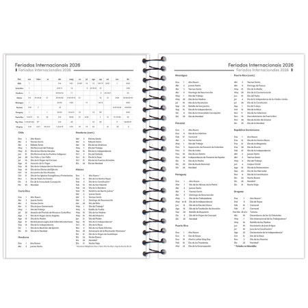 Foto ilustrativa Agenda Espiral Office Class