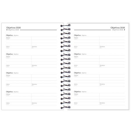 Foto ilustrativa Agenda Espiral Office Class