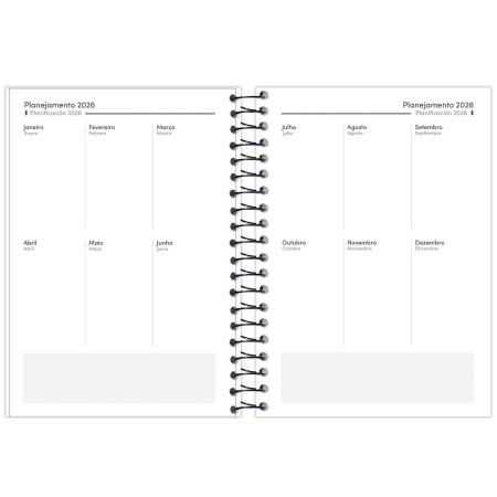Foto ilustrativa Agenda Espiral Office Class