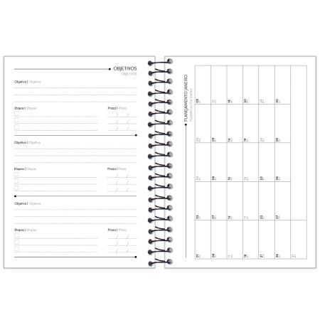 Foto ilustrativa Agenda Espiral Pop Collection
