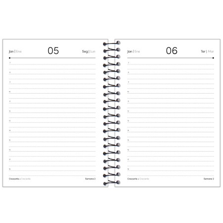 Foto ilustrativa Agenda Espiral Pop Collection