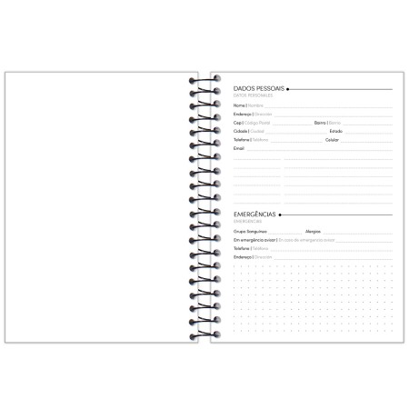 Foto ilustrativa Agenda Espiral Pop Collection