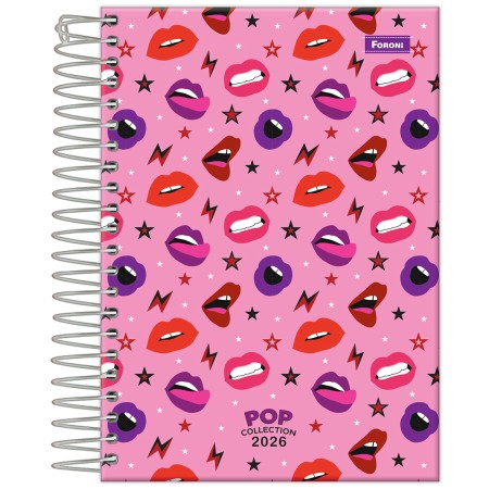 Foto ilustrativa Agenda Espiral Pop Collection
