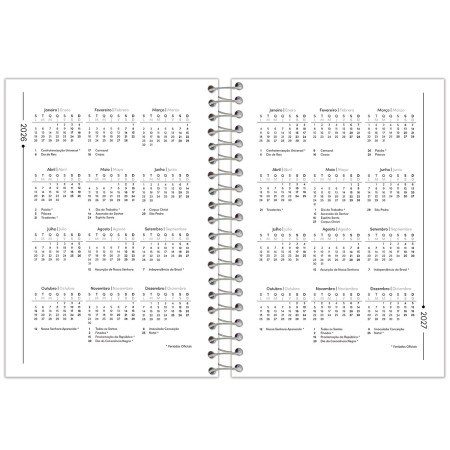 Foto ilustrativa Agenda Espiral Rosa Cliff