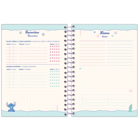 Foto ilustrativa Agenda Espiral Stitch