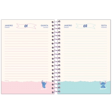 Foto ilustrativa Agenda Espiral Stitch