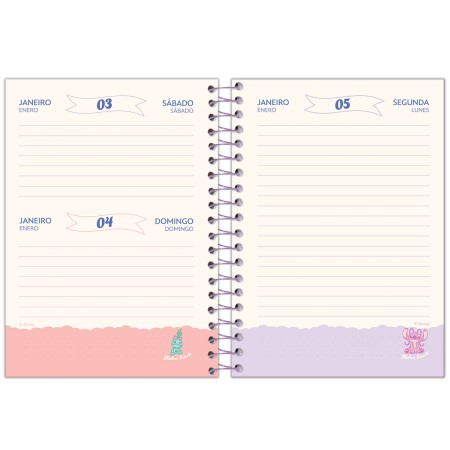 Foto ilustrativa Agenda Espiral Stitch