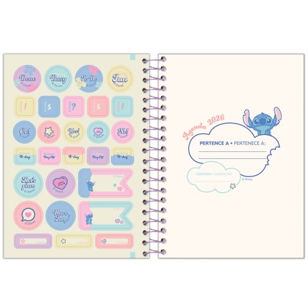 Foto ilustrativa Agenda Espiral Stitch