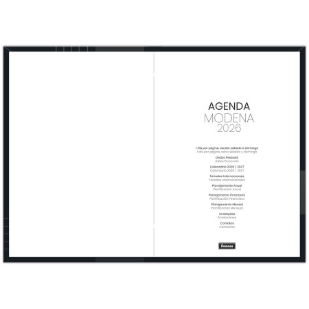 Foto ilustrativa Agenda Modena Preta