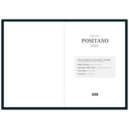 Foto ilustrativa Agenda Positano (123 mm x 166 mm)