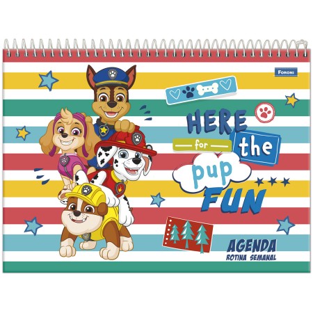 Foto ilustrativa Agenda Rotina Semanal Patrulha Canina