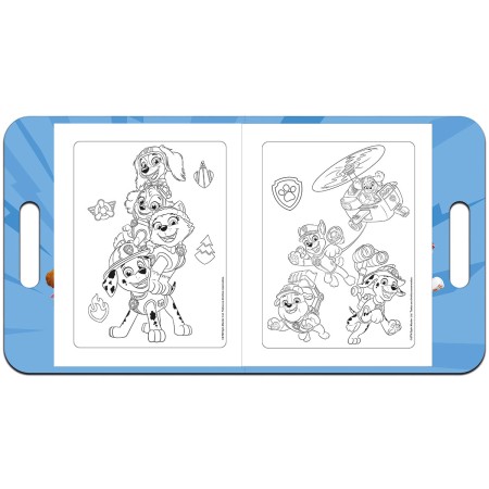 Foto ilustrativa Álbum de Colorir Maleta Patrulha Canina