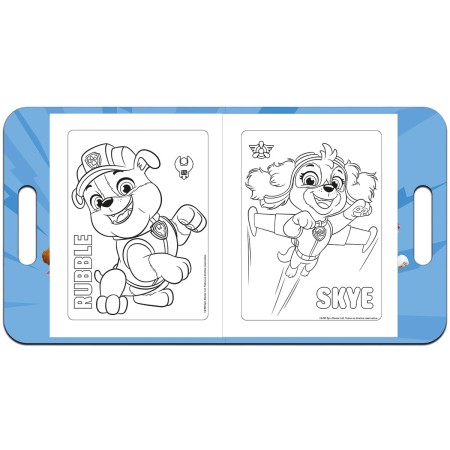 Foto ilustrativa Álbum de Colorir Maleta Patrulha Canina