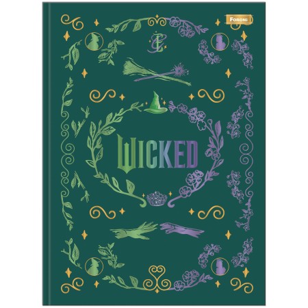 Foto ilustrativa Brochura College Lombada Quadrada Wicked