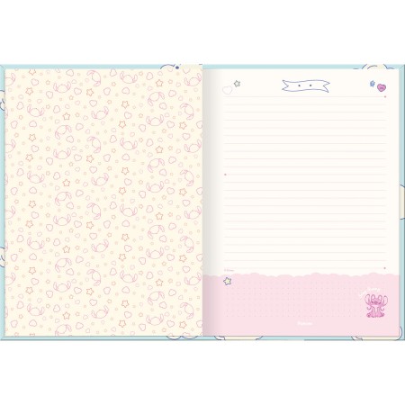 Foto ilustrativa Brochurão College Lombada Quadrada Stitch