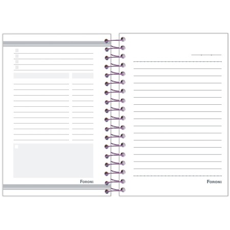 Foto ilustrativa Caderneta 1/8 Capa Dura Cosmos