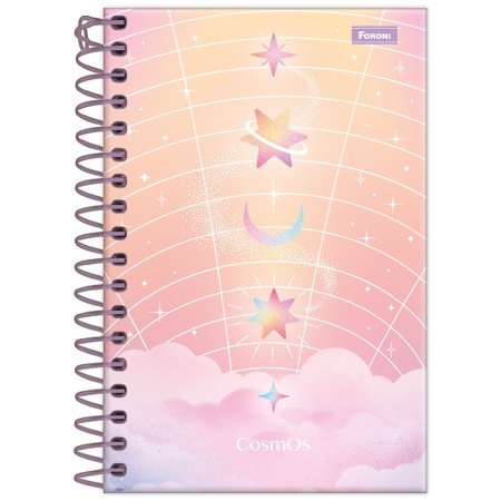 Foto ilustrativa Caderneta 1/8 Capa Dura Cosmos