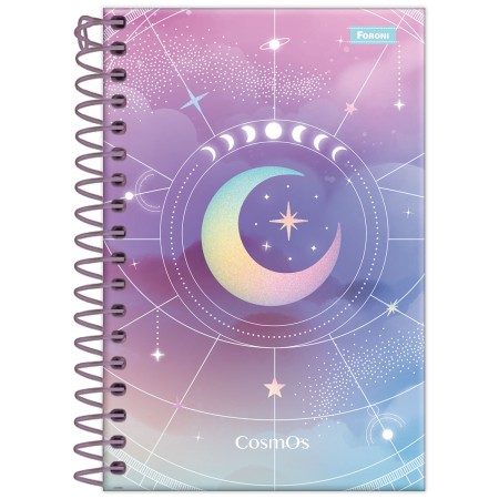 Foto ilustrativa Caderneta 1/8 Capa Dura Cosmos