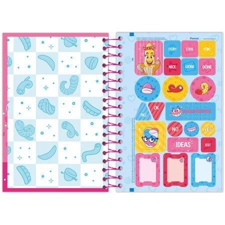 Foto ilustrativa Caderneta 1/8 Capa Dura Fini