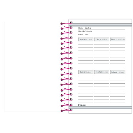 Foto ilustrativa Caderneta 1/8 Capa Dura Fini