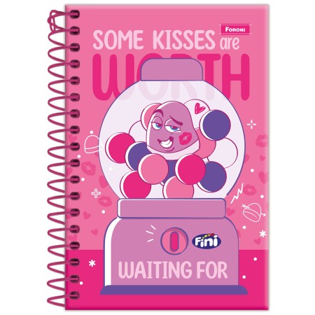 Foto ilustrativa Caderneta 1/8 Capa Dura Fini