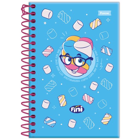 Foto ilustrativa Caderneta 1/8 Capa Dura Fini