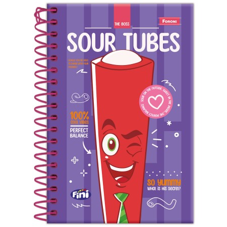 Foto ilustrativa Caderneta 1/8 Capa Dura Fini