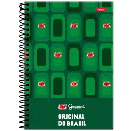 Foto ilustrativa Caderneta 1/8 Capa Dura Guaraná
