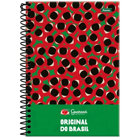 Foto ilustrativa Caderneta 1/8 Capa Dura Guaraná