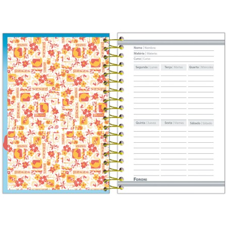 Foto ilustrativa Caderneta 1/8 Capa Dura Stitch