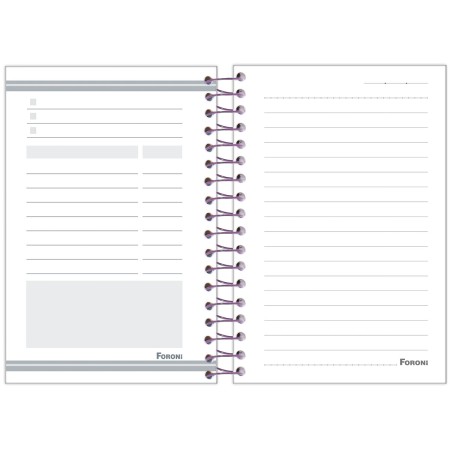 Foto ilustrativa Caderneta Espiral 1/8 Bali