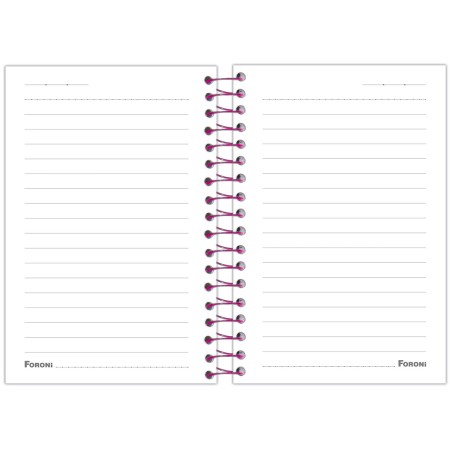 Foto ilustrativa Caderneta Espiral 1/8 Capa Dura Amigas Para Sempre