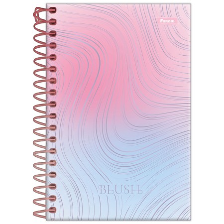 Foto ilustrativa Caderneta Espiral 1/8 Capa Dura Blush
