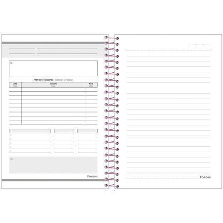 Foto ilustrativa Caderno 1/4 Capa Dura Milly