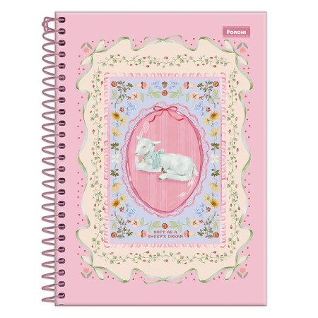 Foto ilustrativa Caderno 1/4 Capa Dura Milly