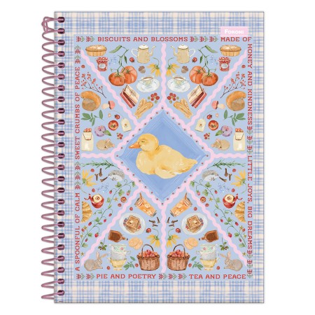 Foto ilustrativa Caderno 1/4 Capa Dura Milly