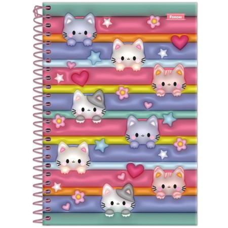 Foto ilustrativa Caderno 1/4 Capa Dura Nice Cream