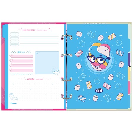 Foto ilustrativa Caderno Argolado College S/ Lombo Fini