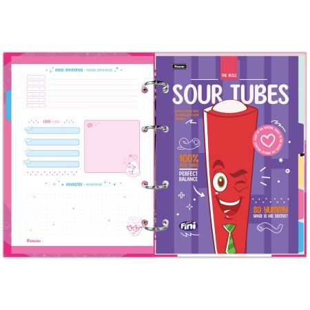 Foto ilustrativa Caderno Argolado College S/ Lombo Fini