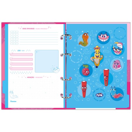 Foto ilustrativa Caderno Argolado College S/ Lombo Fini