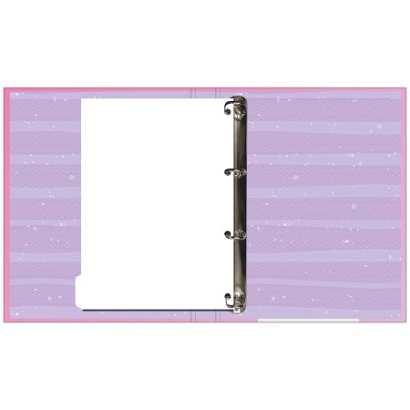 Foto ilustrativa Caderno Argolado Com Lombo Stitch