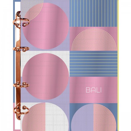 Foto ilustrativa Caderno Argolado Sem Lombo Bali