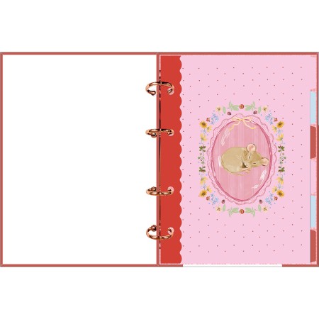 Foto ilustrativa Caderno Argolado sem Lombo Milly