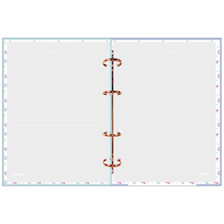 Foto ilustrativa Caderno Argolado sem Lombo Minnie Mouse