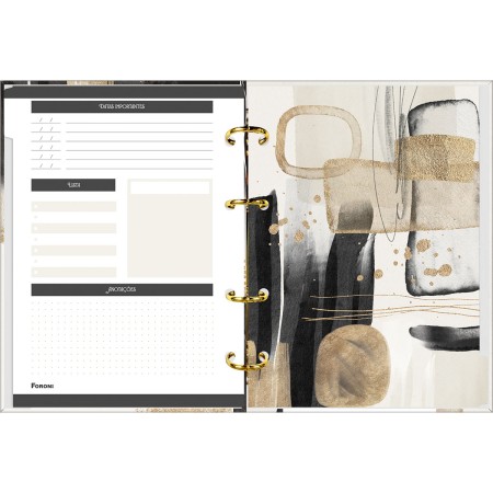 Foto ilustrativa Caderno Argolado Sem Lombo Urban