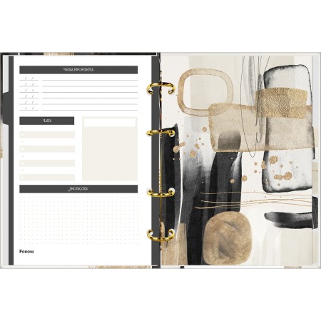 Foto ilustrativa Caderno Argolado Sem Lombo Urban